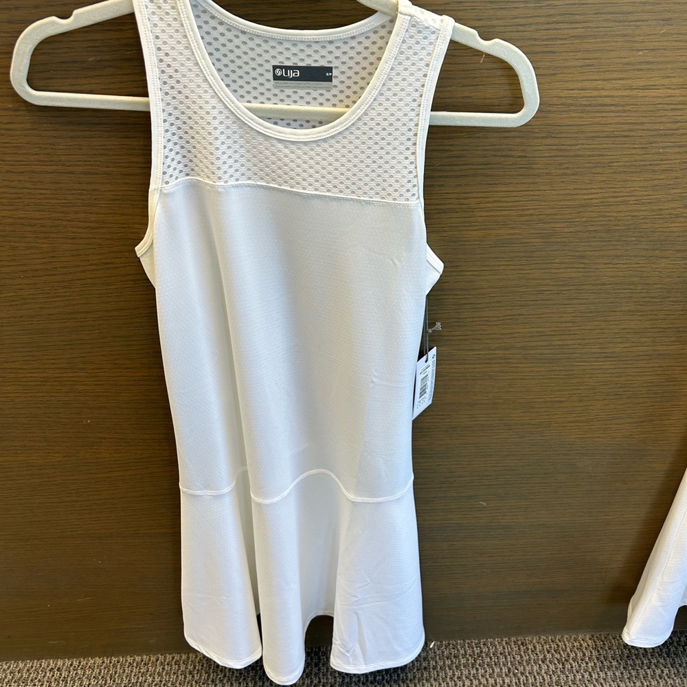 Lija White Sleeveless Dress